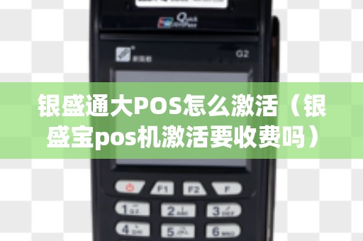 银盛通大POS怎么激活（银盛宝pos机激活要收费吗）