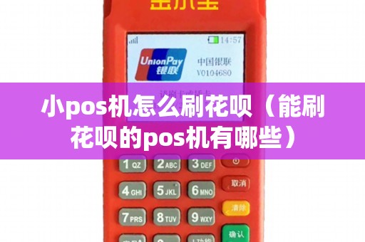 小pos机怎么刷花呗（能刷花呗的pos机有哪些）