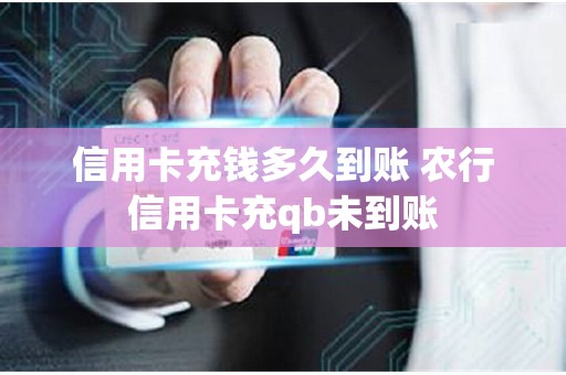 信用卡充钱多久到账 农行信用卡充qb未到账