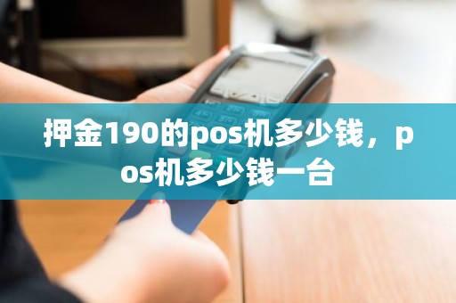 押金190的pos机多少钱，pos机多少钱一台