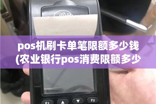 pos机刷卡单笔限额多少钱(农业银行pos消费限额多少)