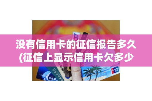 没有信用卡的征信报告多久(征信上显示信用卡欠多少钱吗)