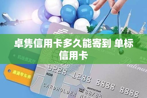 卓隽信用卡多久能寄到 单标信用卡