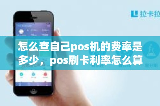 怎么查自己pos机的费率是多少，pos刷卡利率怎么算