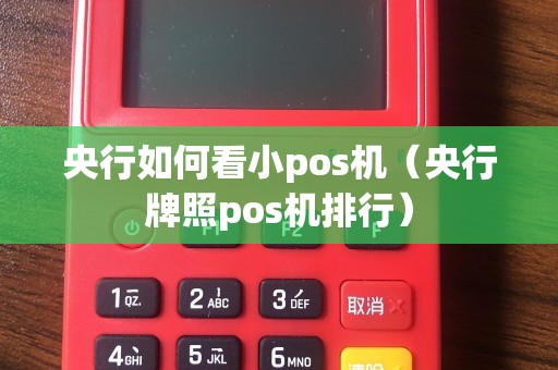 央行如何看小pos机（央行牌照pos机排行）