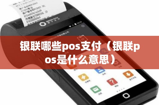 银联哪些pos支付（银联pos是什么意思）