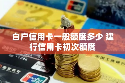 白户信用卡一般额度多少 建行信用卡初次额度