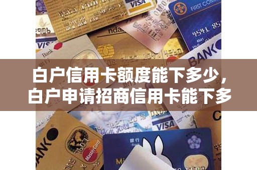 白户信用卡额度能下多少，白户申请招商信用卡能下多少额度