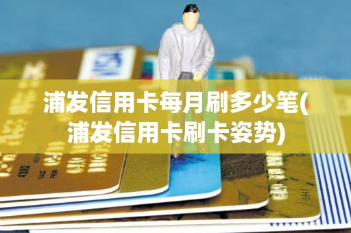 浦发信用卡每月刷多少笔(浦发信用卡刷卡姿势)