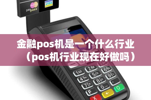 金融pos机是一个什么行业（pos机行业现在好做吗）