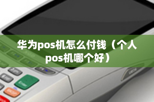 华为pos机怎么付钱（个人pos机哪个好）