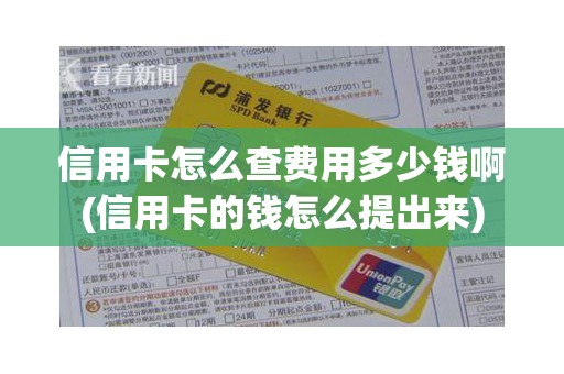 信用卡怎么查费用多少钱啊(信用卡的钱怎么提出来)