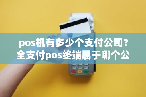 pos机有多少个支付公司？全支付pos终端属于哪个公司