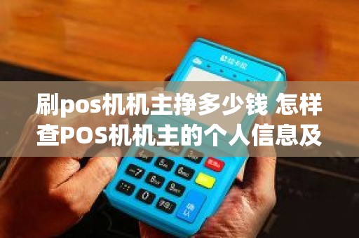 刷pos机机主挣多少钱 怎样查POS机机主的个人信息及绑定的银行