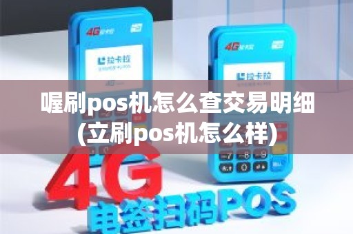 喔刷pos机怎么查交易明细(立刷pos机怎么样)