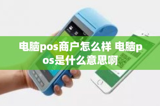 电脑pos商户怎么样 电脑pos是什么意思啊