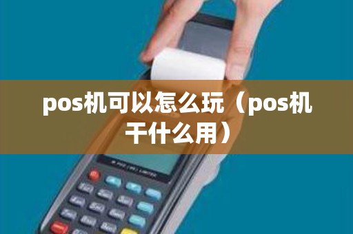 pos机可以怎么玩（pos机干什么用）