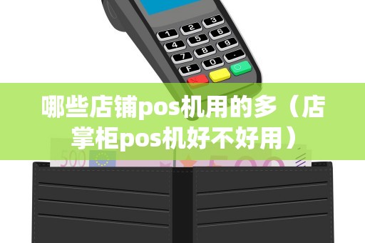 哪些店铺pos机用的多（店掌柜pos机好不好用）