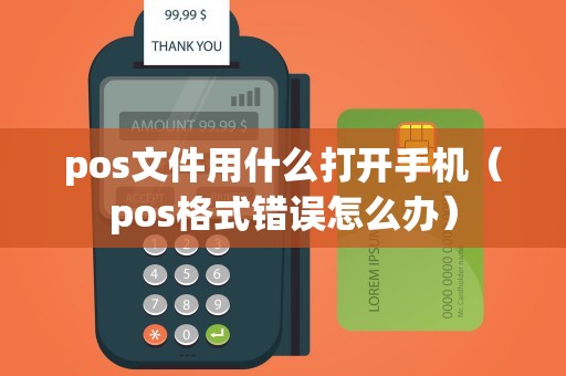 pos文件用什么打开手机（pos格式错误怎么办）