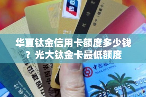 华夏钛金信用卡额度多少钱？光大钛金卡最低额度