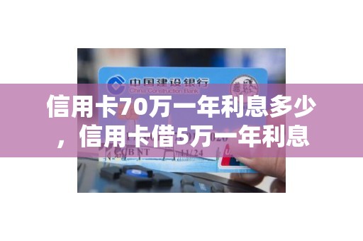 信用卡70万一年利息多少，信用卡借5万一年利息