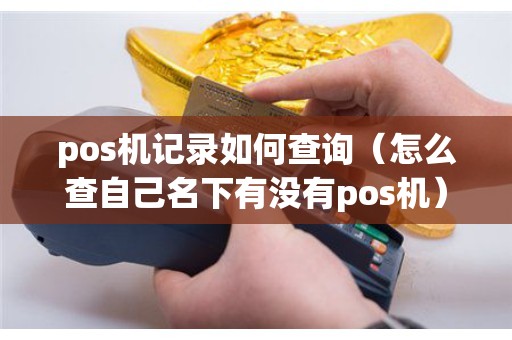 pos机记录如何查询（怎么查自己名下有没有pos机）