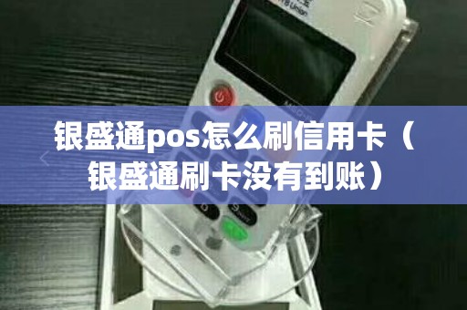 银盛通pos怎么刷信用卡（银盛通刷卡没有到账）