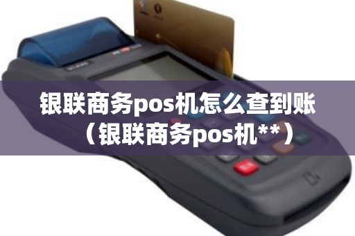 银联商务pos机怎么查到账（银联商务pos机**）