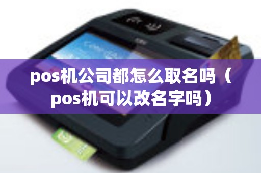 pos机公司都怎么取名吗（pos机可以改名字吗）