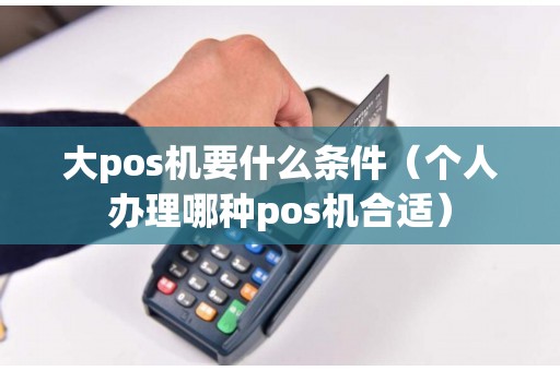 大pos机要什么条件（个人办理哪种pos机合适）