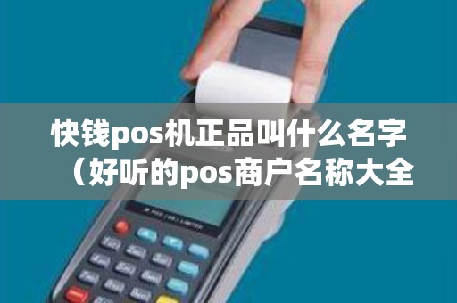 快钱pos机正品叫什么名字（好听的pos商户名称大全）