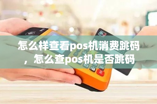 怎么样查看pos机消费跳码，怎么查pos机是否跳码