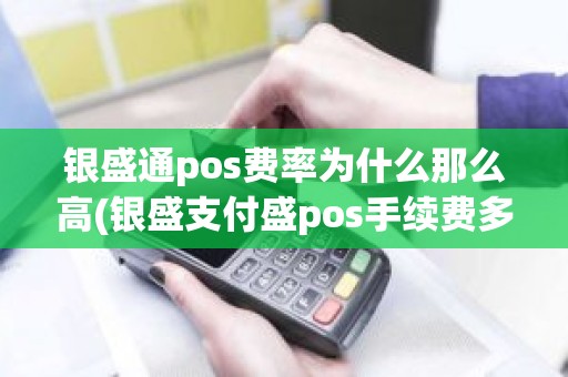 银盛通pos费率为什么那么高(银盛支付盛pos手续费多少)