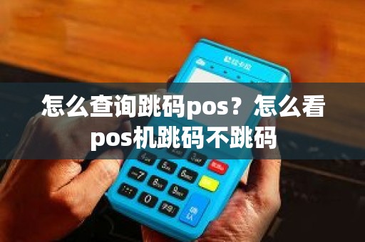 怎么查询跳码pos？怎么看pos机跳码不跳码