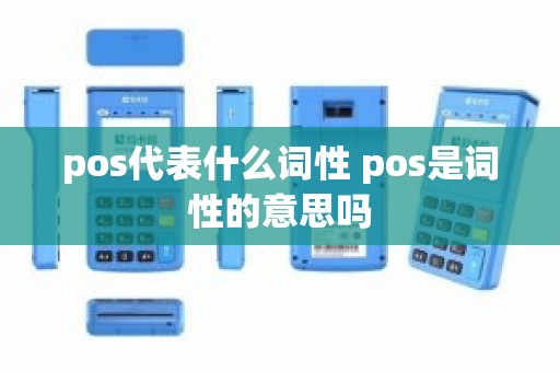 pos代表什么词性 pos是词性的意思吗