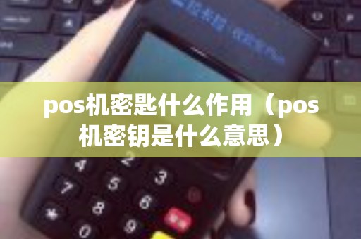 pos机密匙什么作用（pos机密钥是什么意思）