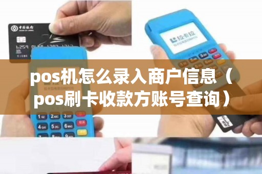 pos机怎么录入商户信息（pos刷卡收款方账号查询）