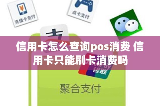 信用卡怎么查询pos消费 信用卡只能刷卡消费吗