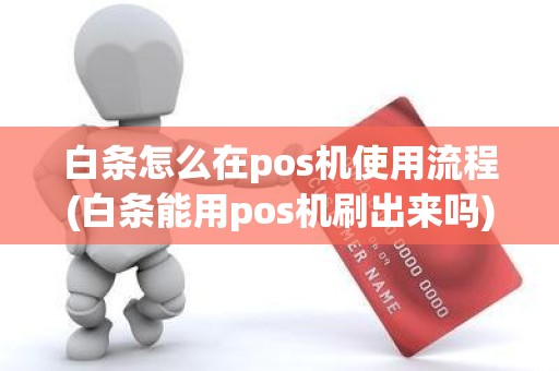 白条怎么在pos机使用流程(白条能用pos机刷出来吗)