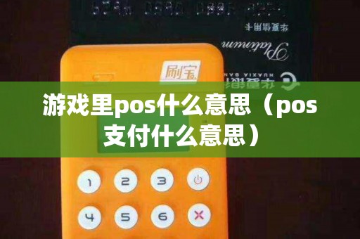 游戏里pos什么意思（pos支付什么意思）