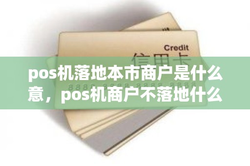 pos机落地本市商户是什么意，pos机商户不落地什么意思