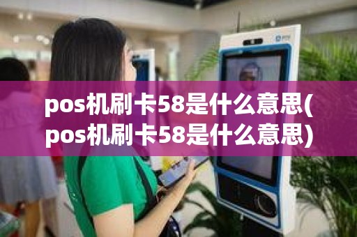 pos机刷卡58是什么意思(pos机刷卡58是什么意思)