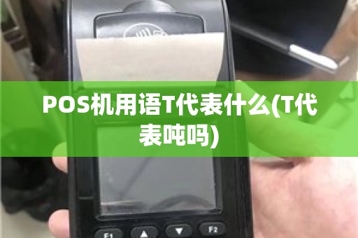 POS机用语T代表什么(T代表吨吗)