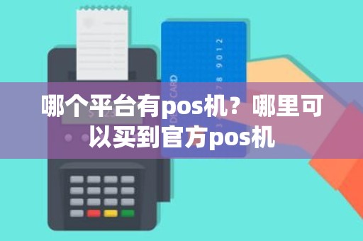 哪个平台有pos机？哪里可以买到官方pos机