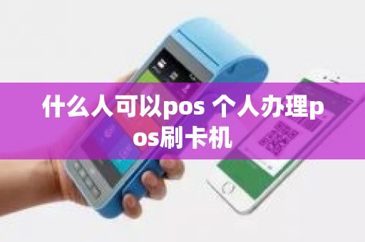 什么人可以pos 个人办理pos刷卡机