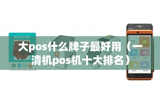 大pos什么牌子最好用（一清机pos机十大排名）