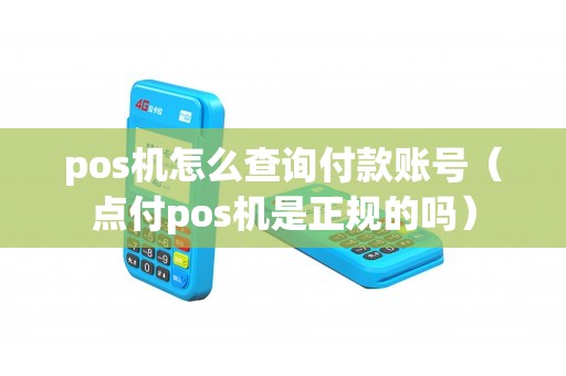 pos机怎么查询付款账号（点付pos机是正规的吗）