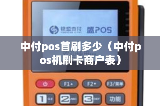 中付pos首刷多少（中付pos机刷卡商户表）