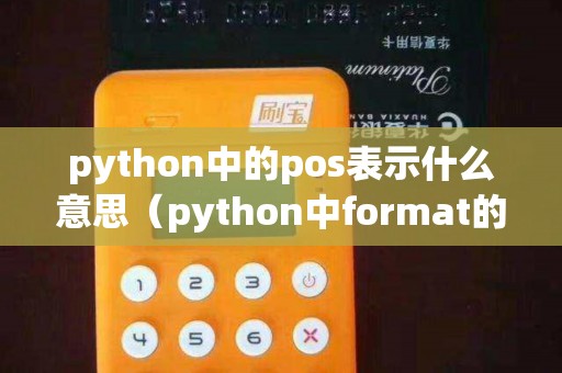 python中的pos表示什么意思（python中format的用法）