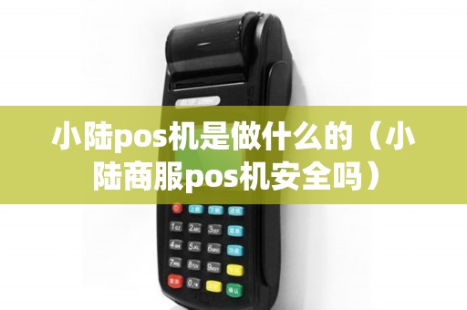 小陆pos机是做什么的（小陆商服pos机安全吗）